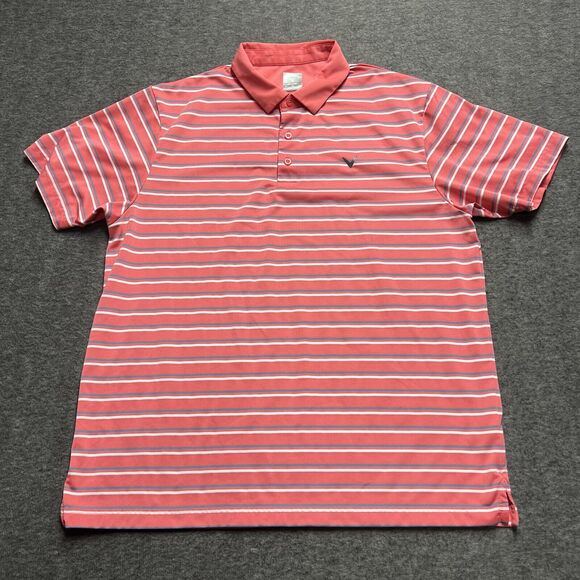 Lot of 2 Callaway Opti Dri Polo Shirt Men's XL Golf Performance Casual - Picture 2 of 14